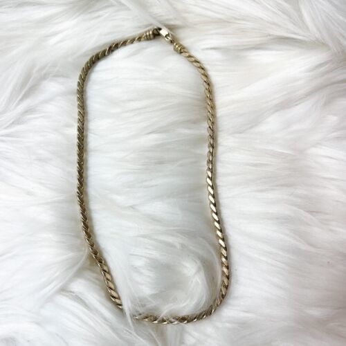 Gold Plated Braided Choker Chain 14” - $19.79