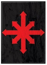 Warhammer 40K Game Chaos Star Red LICENSED Refrigerator Magnet NEW UNUSED - $3.99