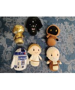 Hallmark Star Wars Itty Bittys Lot Darth Vader R2D2 C3PO Luke Obi Wan Jawa - $41.64 CAD