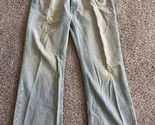 Arizona Sneaker Relaxed Fit Jeans Mens 34x30 Distressed Medium Blue Denim - $16.82