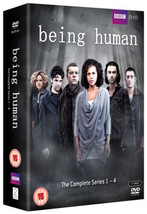 Being Human: Complete Series 1-4 DVD (2012) Russell Tovey Cert 15 11 Discs Pre-O - £28.36 GBP