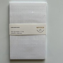 Noted By Post It Large Grid Notes Paper Notepad 100 pages 6 Pack - £29.15 GBP