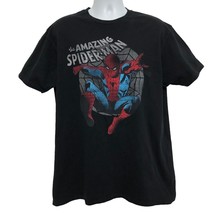 Marvel Comics Amazing Spiderman Mens XL Black Graphic T Shirt - £8.83 GBP