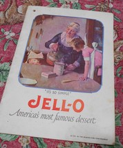 Jello, America&#39;s Most Famous Dessert, by Genesee Food Co (1929) Rare Old Booklet - $18.95