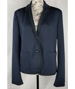 GAP The Academy Navy with Black Trim Womens Dress Casual Jacket Blazer S... - £43.38 GBP