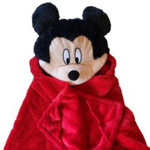 Mickey Mouse Hounded Kids Blanket Throw Wrap Fleece Plush Disney - £15.45 GBP