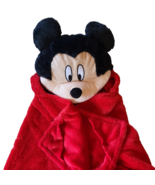Mickey Mouse Hounded Kids Blanket Throw Wrap Fleece Plush Disney - £15.44 GBP