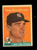 1958 TOPPS #127 TOM STURDIVANT EXMT YANKEES *NY8866 - $8.82