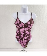 Victoria&#39;s Secret Swimsuit Women&#39;s Brown Pink Floral Size 8 - £10.89 GBP