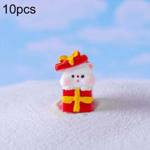 10pcs Christmas Cute Micro Landscape DIY Decorations Snowy Desktop Ornament, Sty - £0.78 GBP
