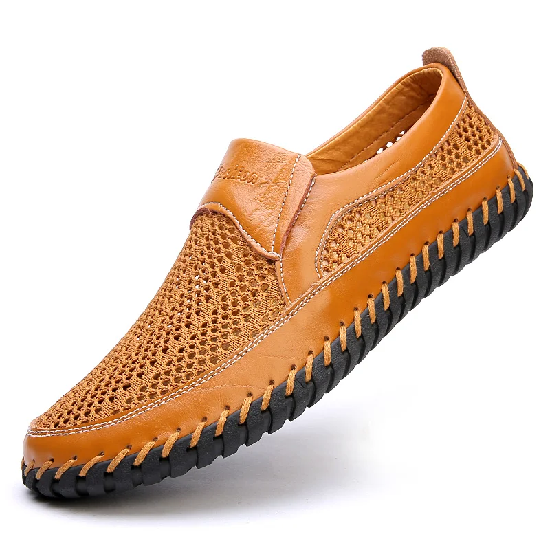 New Men Casual Shoes Men Summer Sneakers Breathabl Mesh Flats For Men Lo... - $47.44