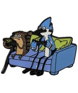 The Regular Show Mordecai Rigby Playing Video Games Pin Merch Backpack H... - $25.72 CAD