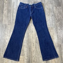Levi&#39;s 518 Boot Cut Womens Juniors Size 15 Blue Jeans Denim Pants 33x31 - £22.91 GBP
