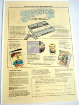1983 Superman III Movie Sweepstakes Ad Atari 5200 Superman Peanut Butter  - $7.99