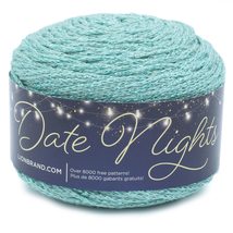 Lion Brand Yarn (1 Skein) Date Nights Yarn, Zircon, 819 Foot (Pack of 1) - $11.75