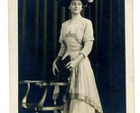 Woman with Pince Nez Glasses on Chain Real Photo Postcard - $34.70