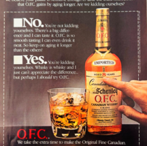 1984 Schenley OFC Canadian Whiskey Advertisement Vintage Distillery DWU17F - $182.78 MXN