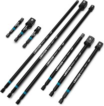 Libraton Impact Grade Socket Adapter Set, 3&quot; 6&quot; 12&quot;, Drill Socket Adapter, - $33.99