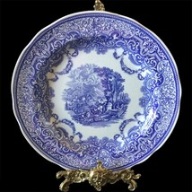 The Spode Blue Room Collection Continental Views Dinner Plate 10 1/4&quot; Dia Nwot - £32.72 GBP