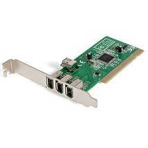 StarTech.com 3 Port 2b 1a 1394 PCI Express FireWire Card Adapter - 1394 FW PCIe  - $85.23