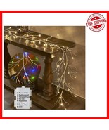 Pre-Lit 6FT Birch Garland: 48 Luminaries with 8 Functions for Indoors &amp; ... - $1,057.69 MXN