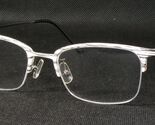 OU 63.280.03 Noir/Blanc Unique Rare Lunettes Monture 52-20-140 Allemagne - $97.06
