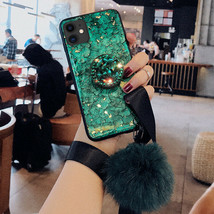For iPhone 11 Pro Max XR XS Bling Crystal Diamond Marble Case with Phone Holder - £39.43 GBP