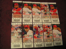 MLB Philadelphia Phillies And Boston Red Sox Tickets Lot Of 20 X .99 Cents! - $18.37