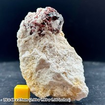 Grade A Red Garnet Crystal - Finger Specimen from Skardu, Pakistan | Genuine - $55.85