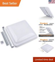 14" Universal RV, Trailer, Camper, Motorhome Roof Vent Cover - Vent Lid ... - $43.19