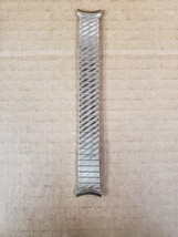 Kreisler Stainless  gold fill Stretch link 1970s Vintage Watch Band Nos W50 - $54.89