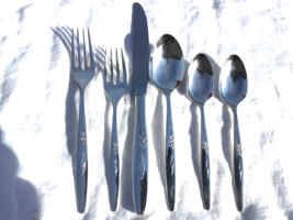 Gentle Rose Oneida Community Service for 12 Huge Set 86 PCs Silverplate ... - $121.55