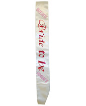 Bachelorette Bride To Be Non Flashing Sash - White - £14.21 GBP+