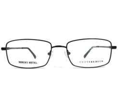Cutter &amp; Buck Eyeglasses Frames Quail Hollow Black Rectangular 56-18-145 - £33.26 GBP