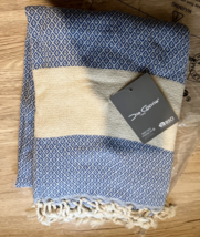 Turkish Beach Towel Turkish Cotton  36 x 68 inch Oversized Oil Blue NEW - £20.15 GBP