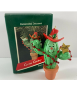 Vintage 1989 Hallmark Keepsake Ornament Cactus Cowboy - $15.79