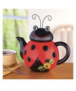 charming ladybug teapot (col) - £71.21 GBP