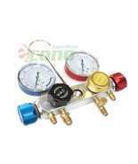 4 Way HVAC AC Manifold Gauge R410a Split Home Refrigerant Diagnostic Man... - $51.28 CAD