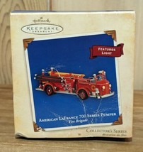 2004 Hallmark Keepsake Ornament Die Cast American LaFrance 700 Series Pumper NIB - £13.22 GBP