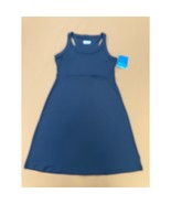 Columbia women&#39;s Omni-Freeze Dress Racerback Active Athletic Cooling S Blue - $37.62