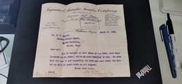 Saginaw &amp; Manistee Lumber Company 1909 ephemera letter Toledo, OH Willia... - $29.69