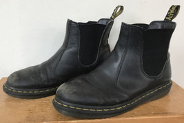 Dr Martens 2976 Black Leather Chelsea Boots 9 Womens 7 Mens 41 AirWair - $59.39