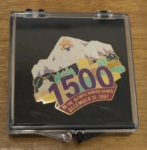 2002 Salt Lake  1997 Winter Games 1500 Mountain Logo Olympic Pin 3765/50... - $14.85