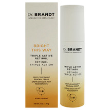 Triple Active Retinol Gentle Overnight Renewal Cream by Dr. Brandt for W... - $884.49 MXN