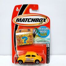 Matchbox Volkswagen Beetle Taxi #41 Treasure Inside pirate Adventure New - $13.45