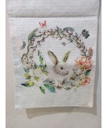 NEW Cynthia Rowley Easter Bunny Rabbit Script Table Runner 15&quot; x 72&quot; - £23.26 GBP