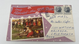 Vintage Hawaiian Souvenir Postcard Folders Hawaii 50th State 1968 14 Cards - $9.89