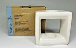 PartyLite SmartScents White Ceramic Square Incense Holder New Box P7B/P91543 - £7.81 GBP