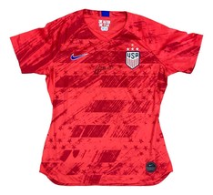 Alex Morgan Signed 2017 Nike USA Women&#39;s Red Soccer Jersey BAS - £193.38 GBP