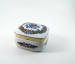 Heritage House Trinket Box Fine Porcelain  Limited Edition 1990 - £7.07 GBP